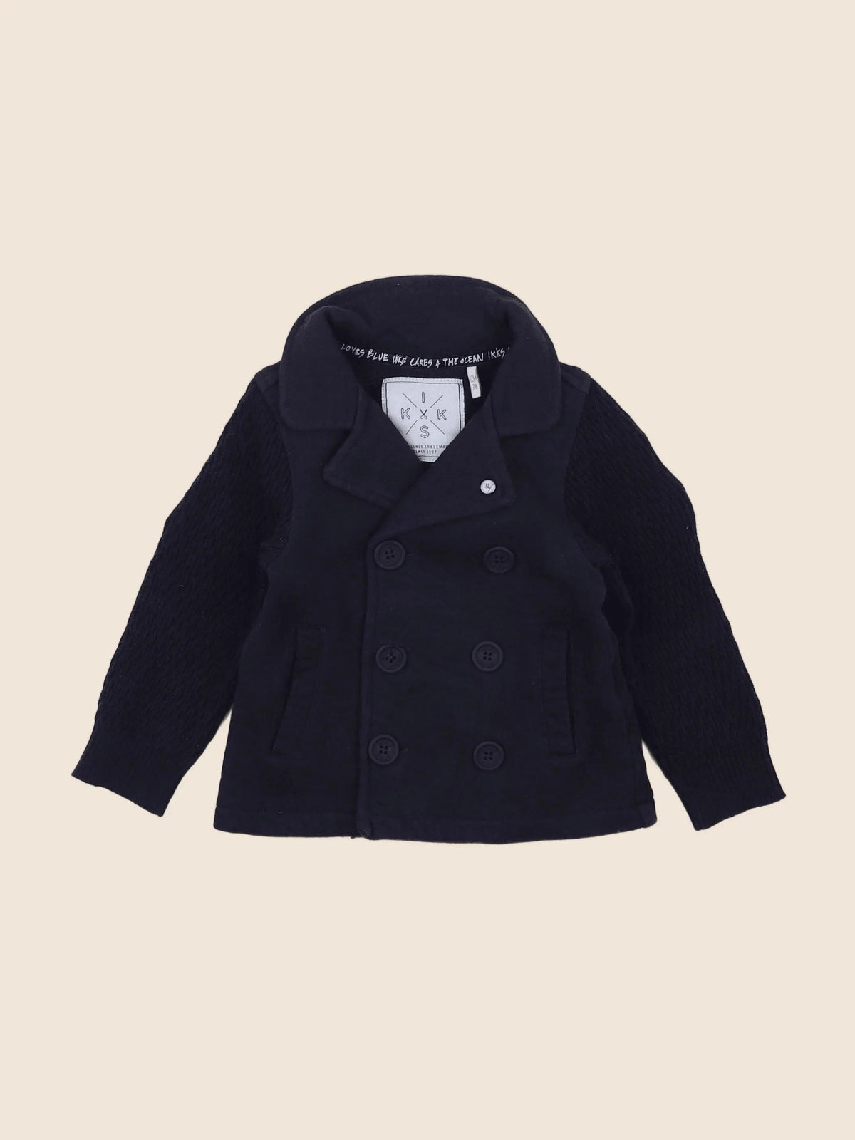 IKKS - veste bleu - 12 mois
