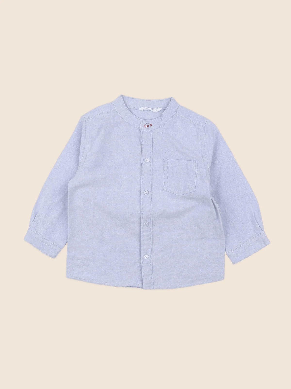 Boutchou - chemise bleu - 18 mois