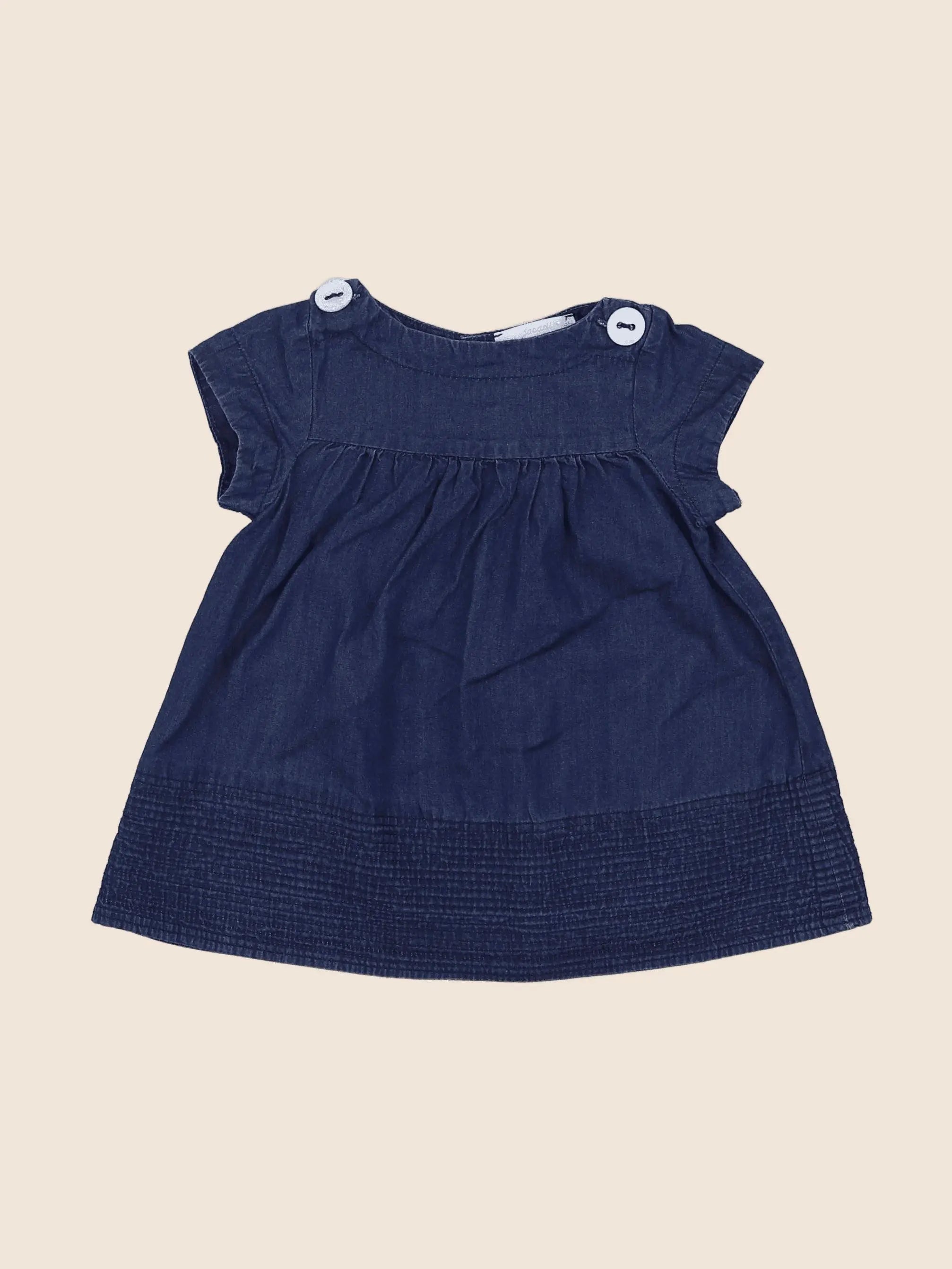 Jacadi - robe bleu - 6 mois