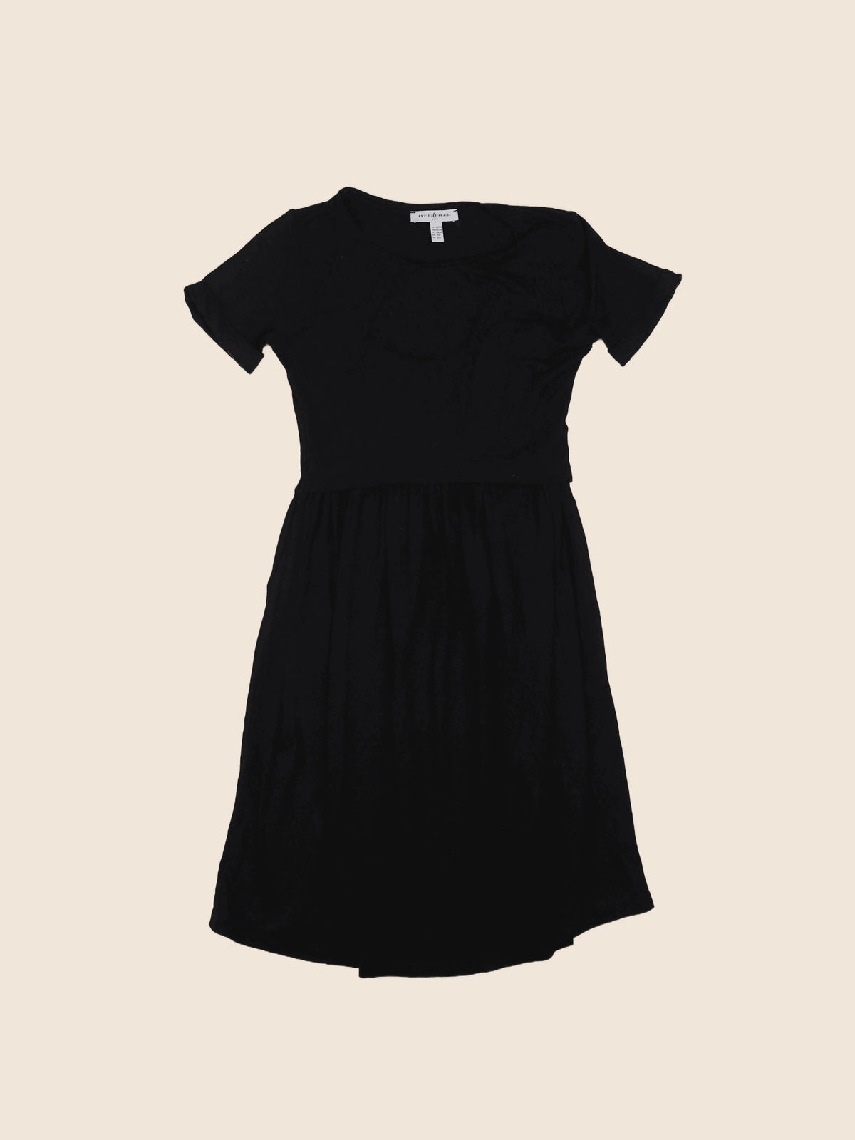 Envie de fraise - robe grossesse, allaitement noir - 34 à 36