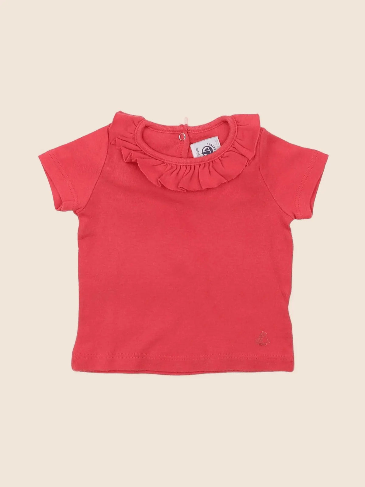 Petit Bateau - tee-shirt rose - 3 mois