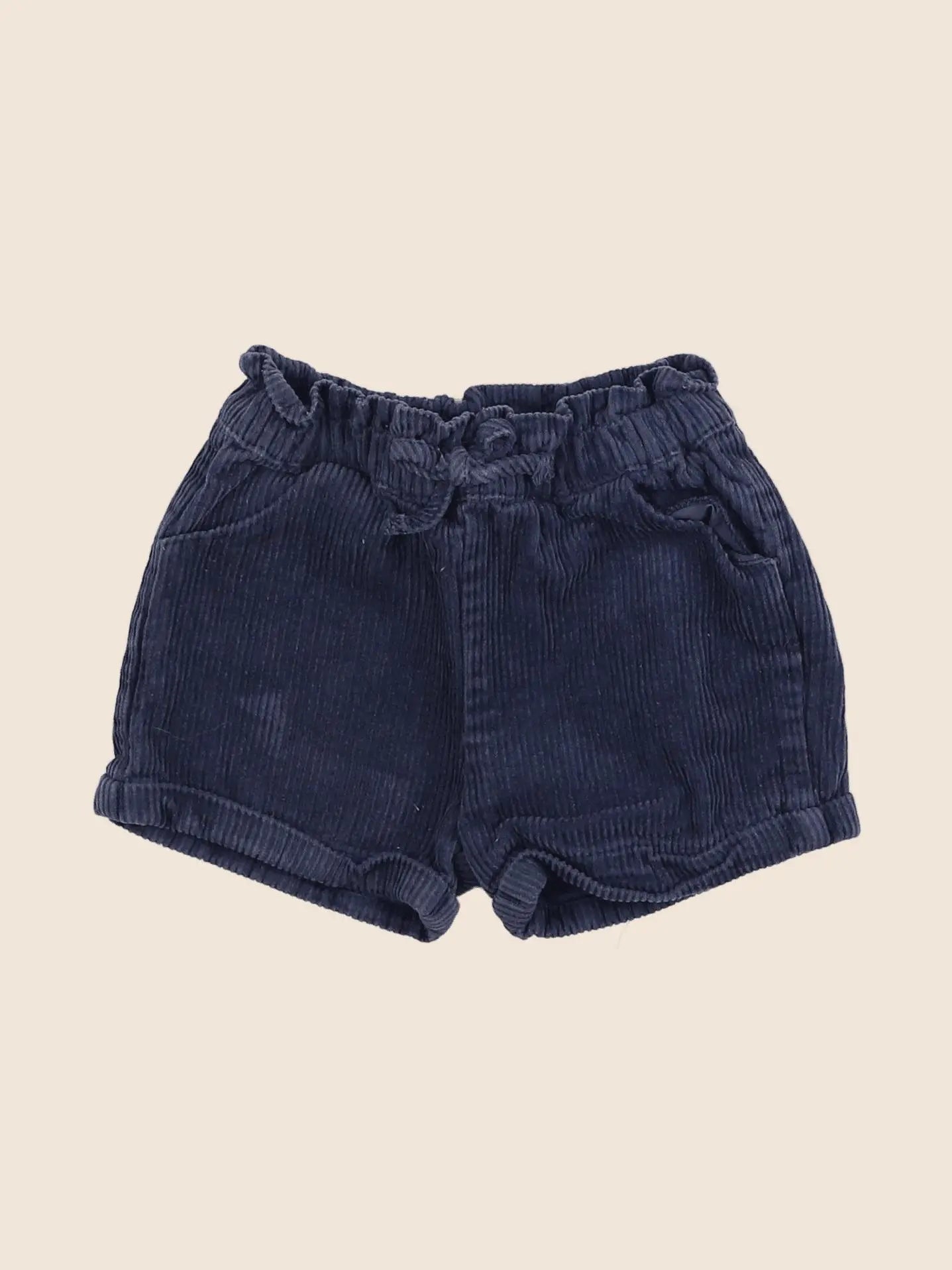 Vertbaudet - short bleu - 18 mois