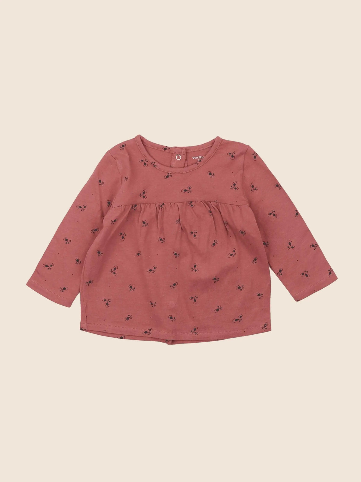 Vertbaudet - tee-shirt rose - 6 mois