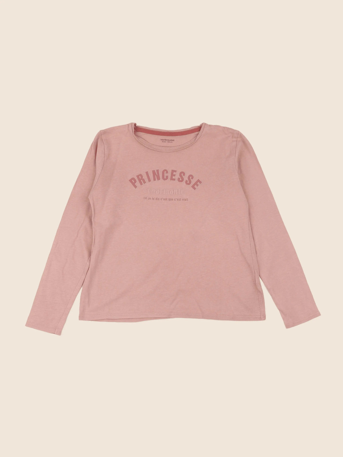 Vertbaudet - tee-shirt rose - 8 ans