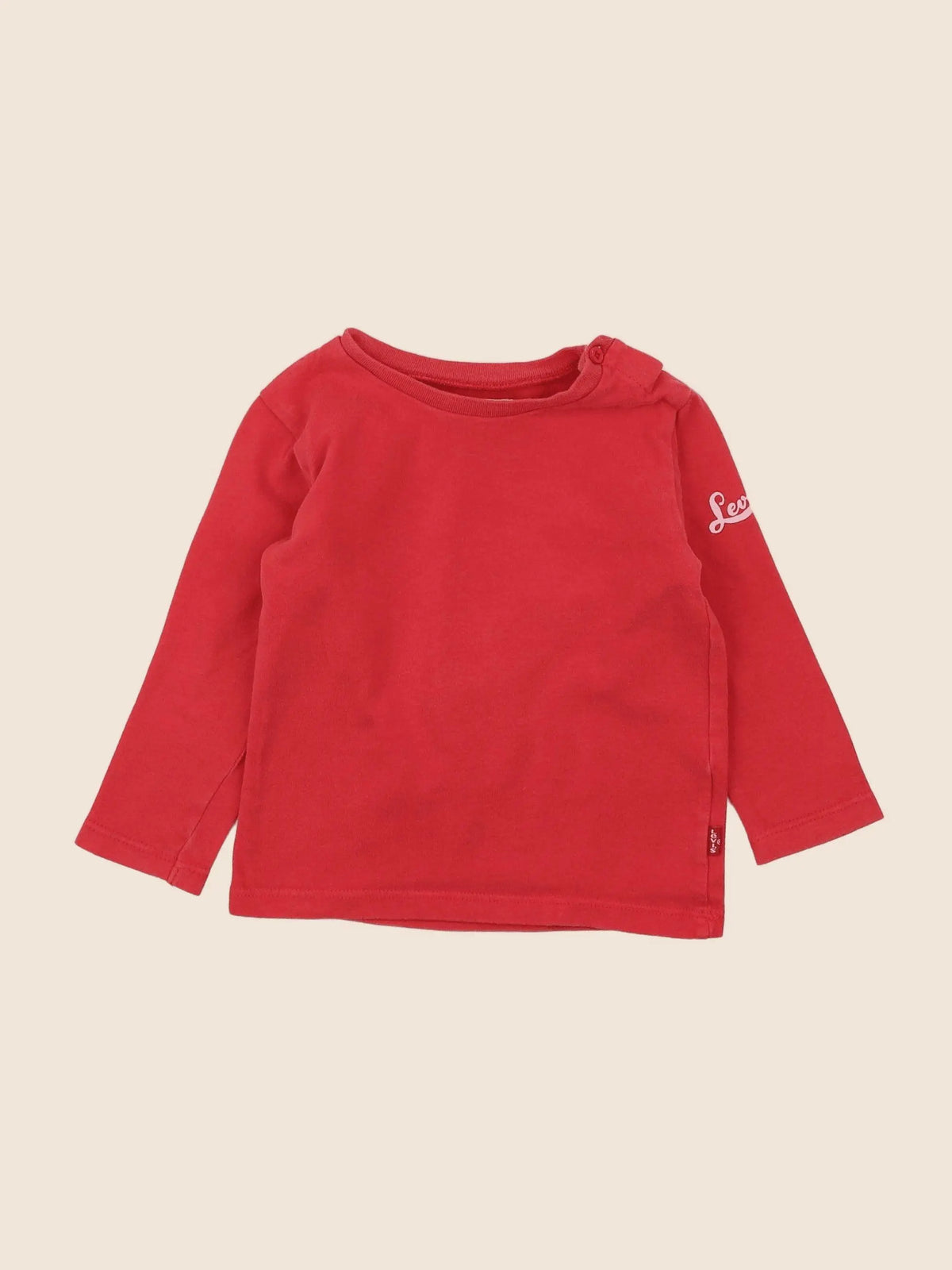 Levi's - tee-shirt rouge - 2 ans