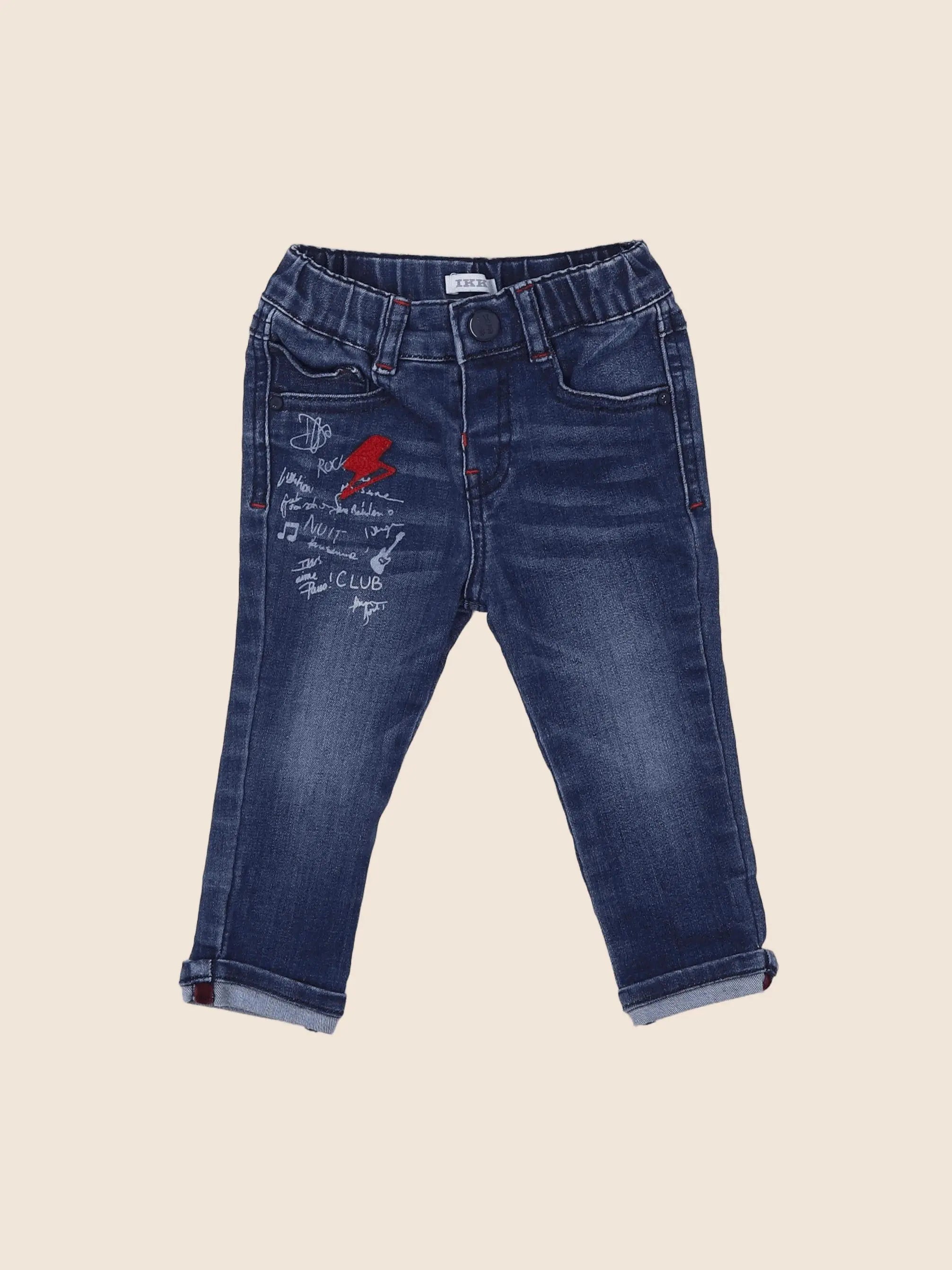 IKKS - jean bleu - 12 mois