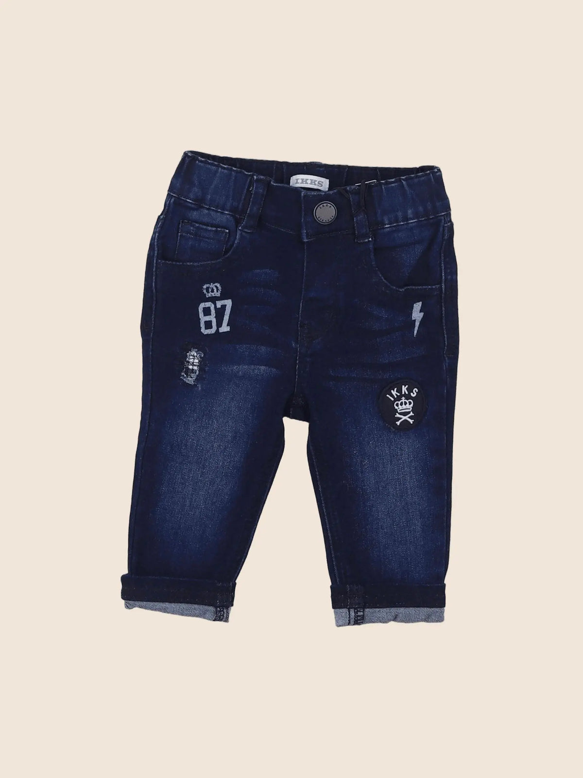 IKKS - jean bleu - 6 mois