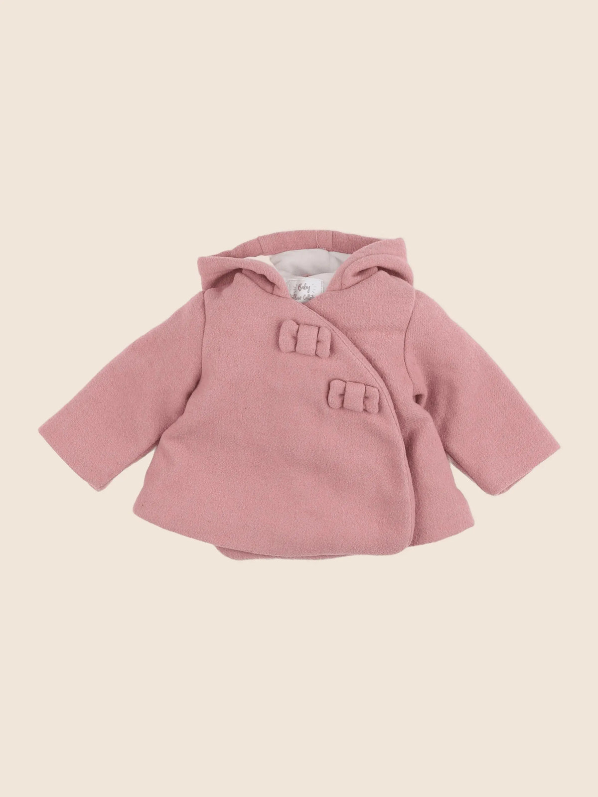Vertbaudet - manteau rose - 6 mois