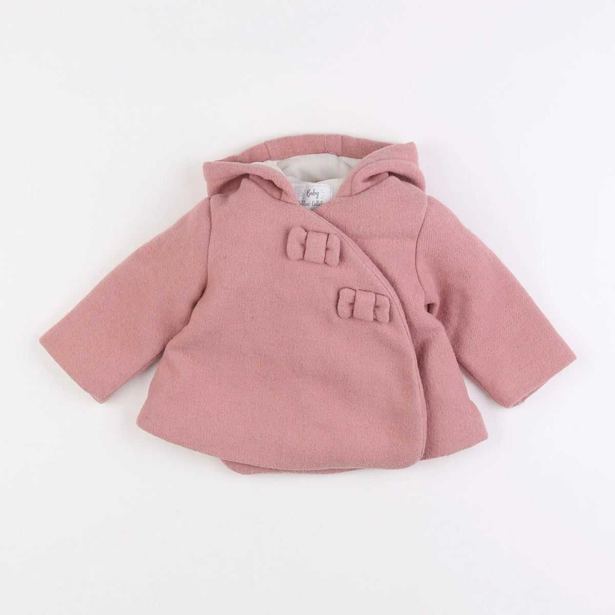 Vertbaudet - manteau rose - 6 mois