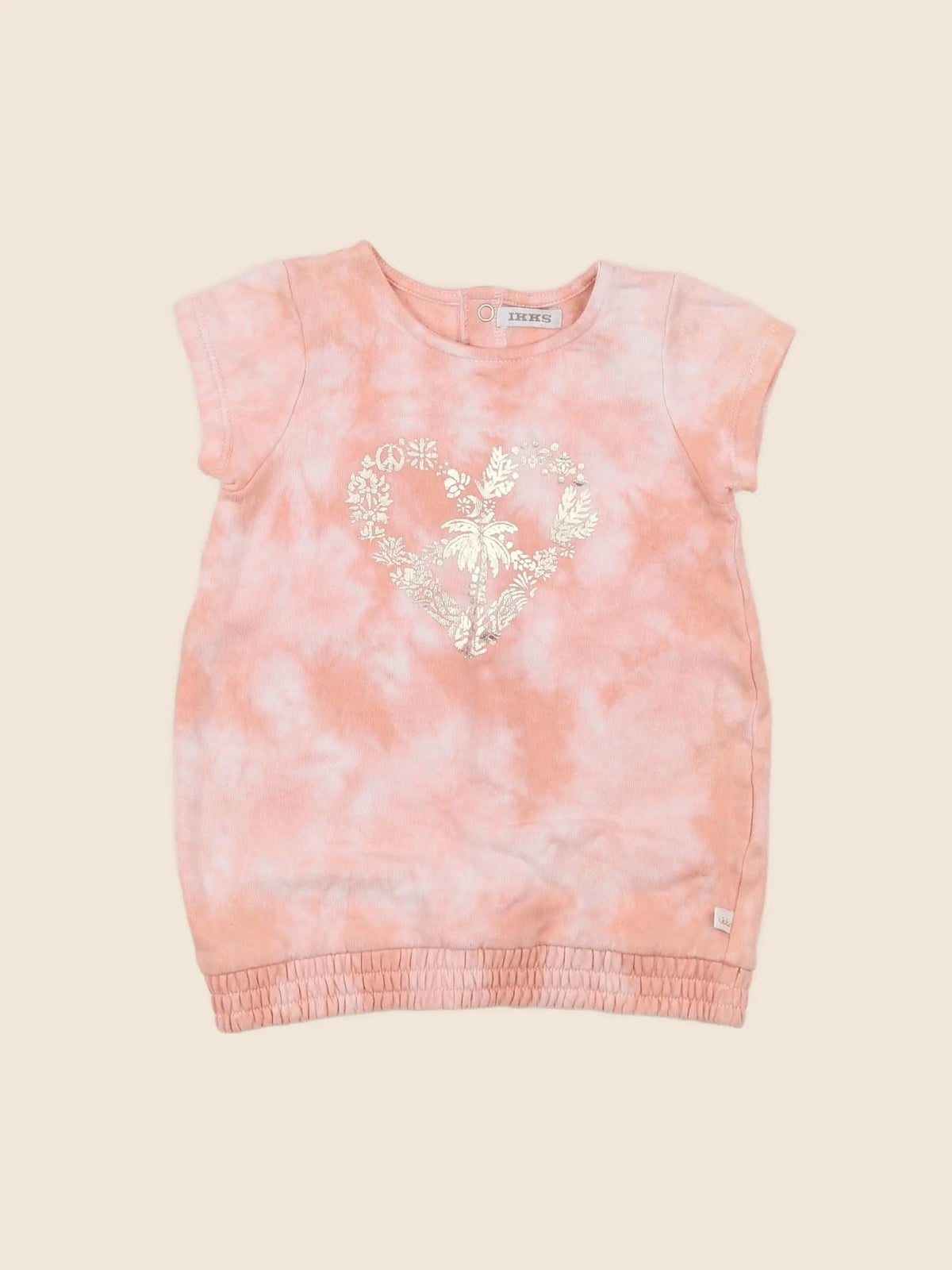 IKKS - robe rose - 6 mois