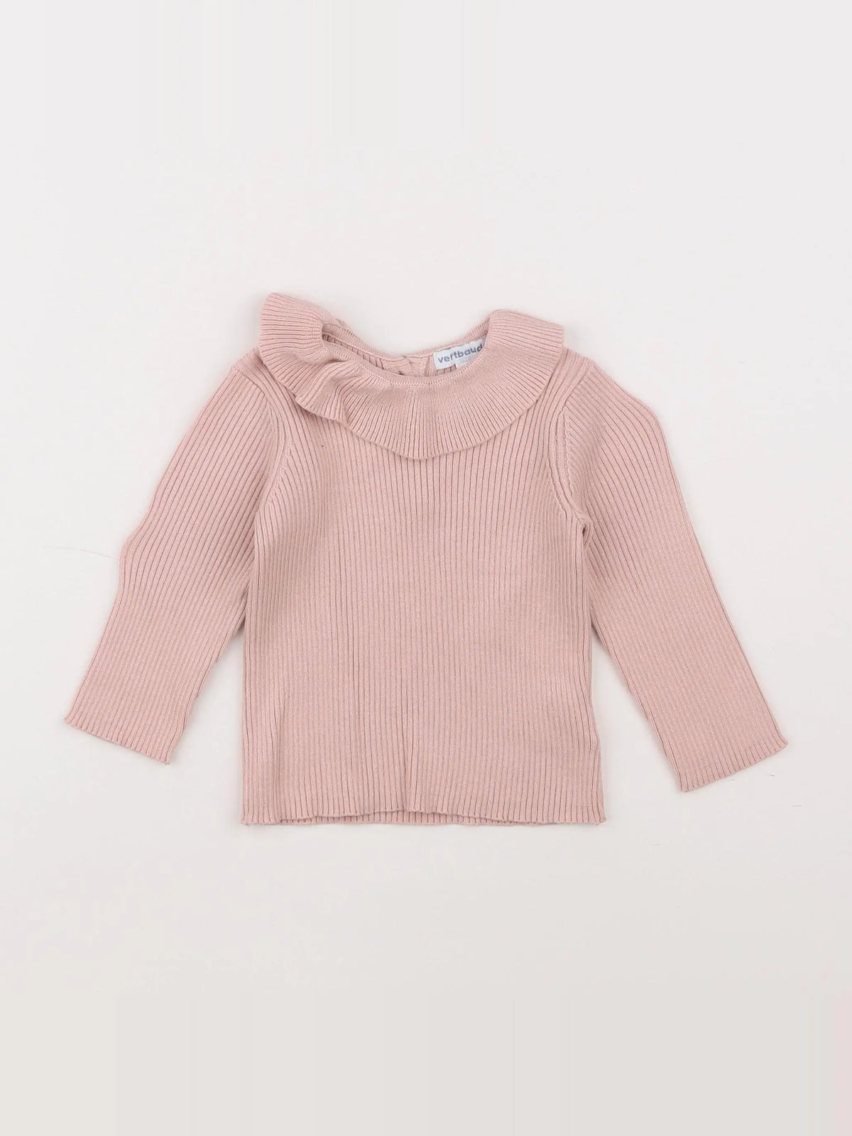 Vertbaudet - pull rose - 9 mois