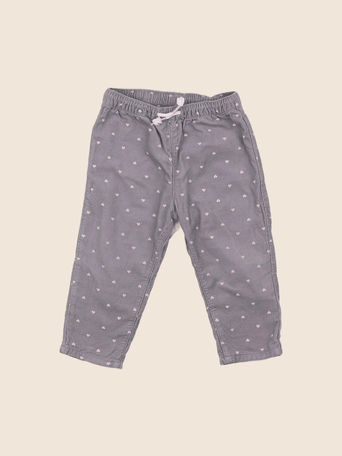 H&M - pantalon gris - 6/9 mois