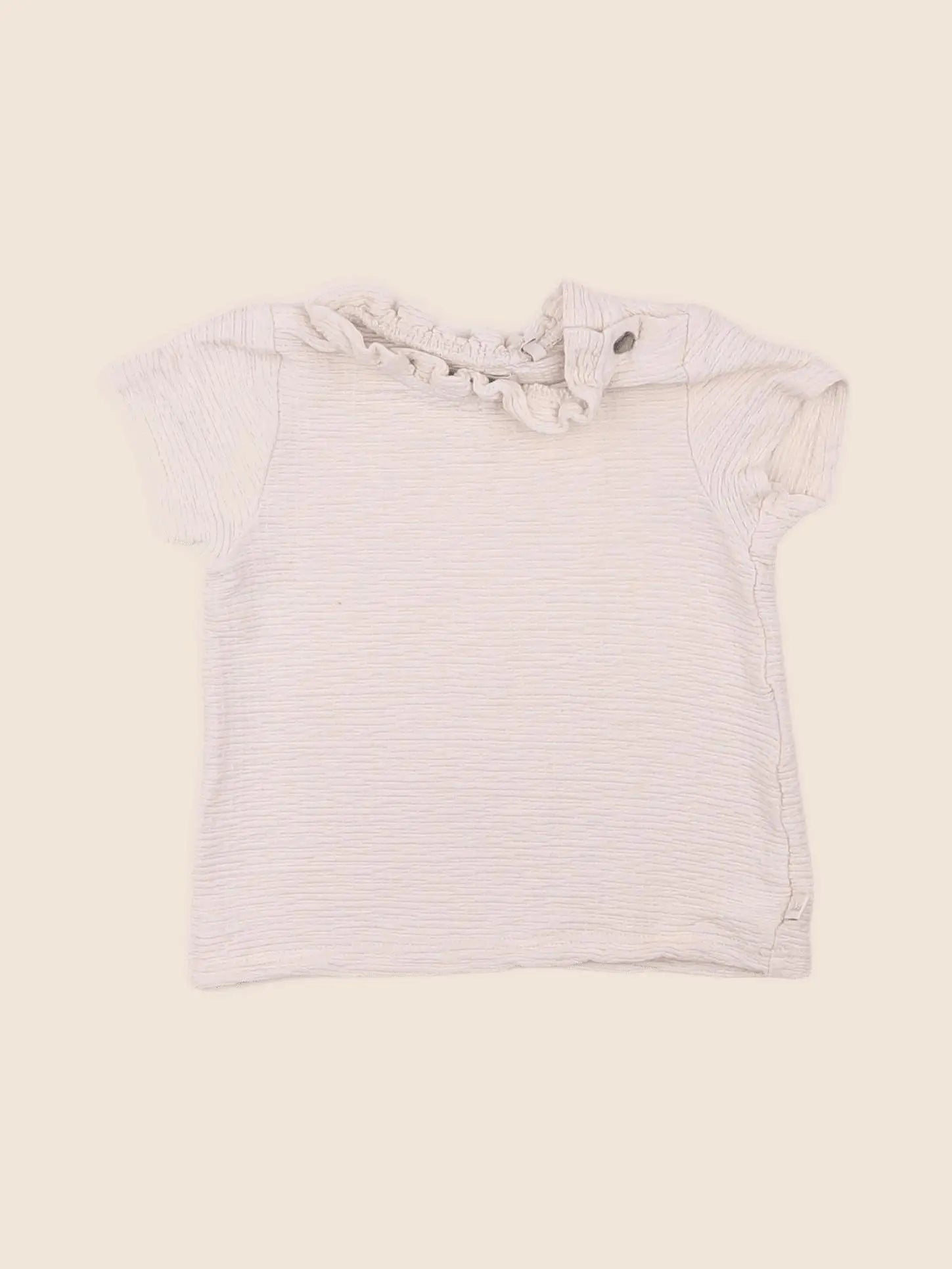 IKKS - tee-shirt beige - 3 mois