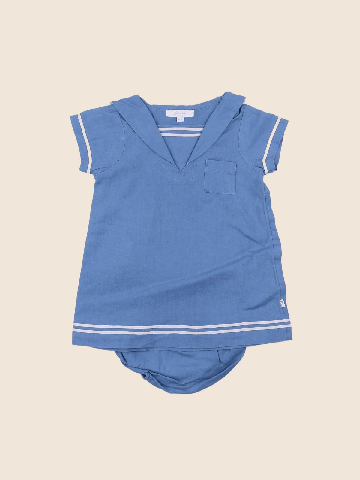 Jacadi - robe bleu - 12 mois