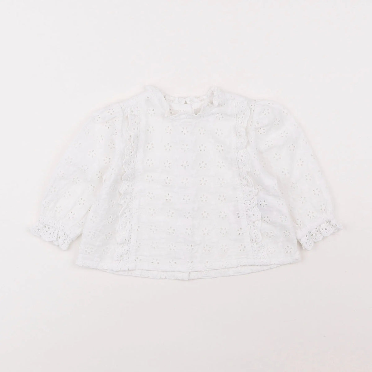 Vertbaudet - blouse blanc - 6 mois