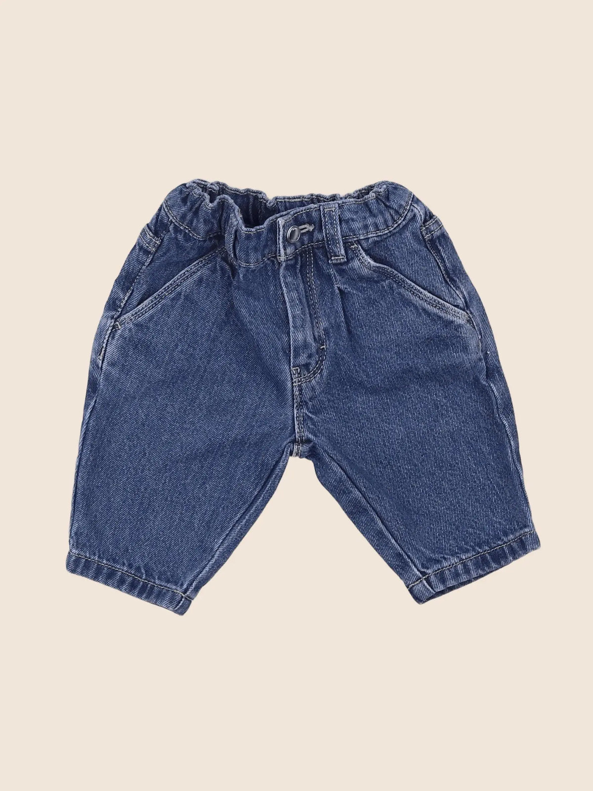 Petit Bateau - jean bleu - 6 mois