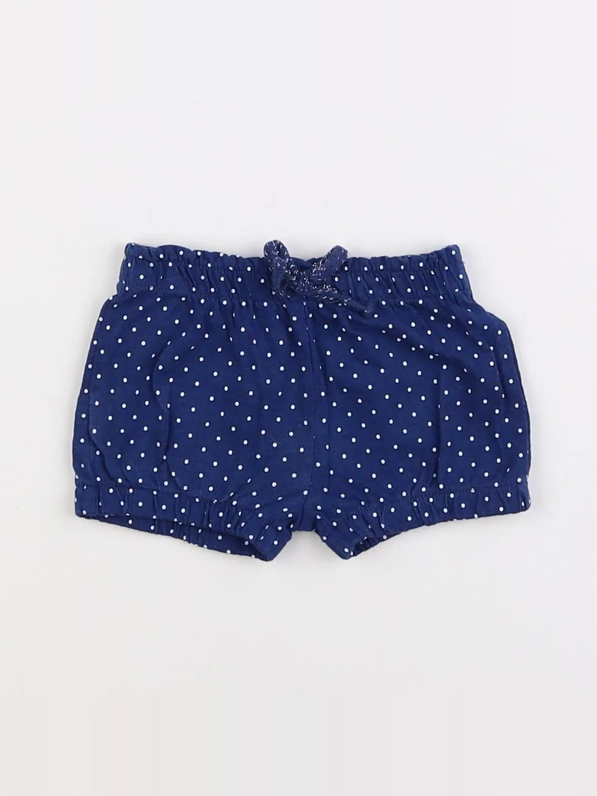 Vertbaudet - short bleu, blanc - 3 mois