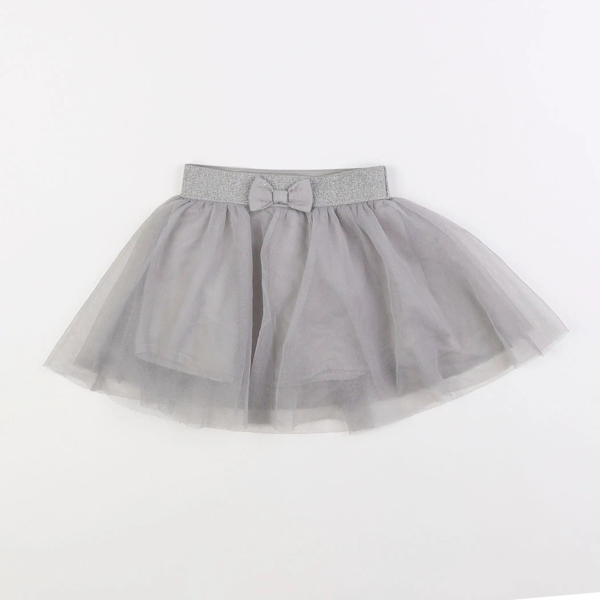 Vertbaudet - jupe gris - 2 ans