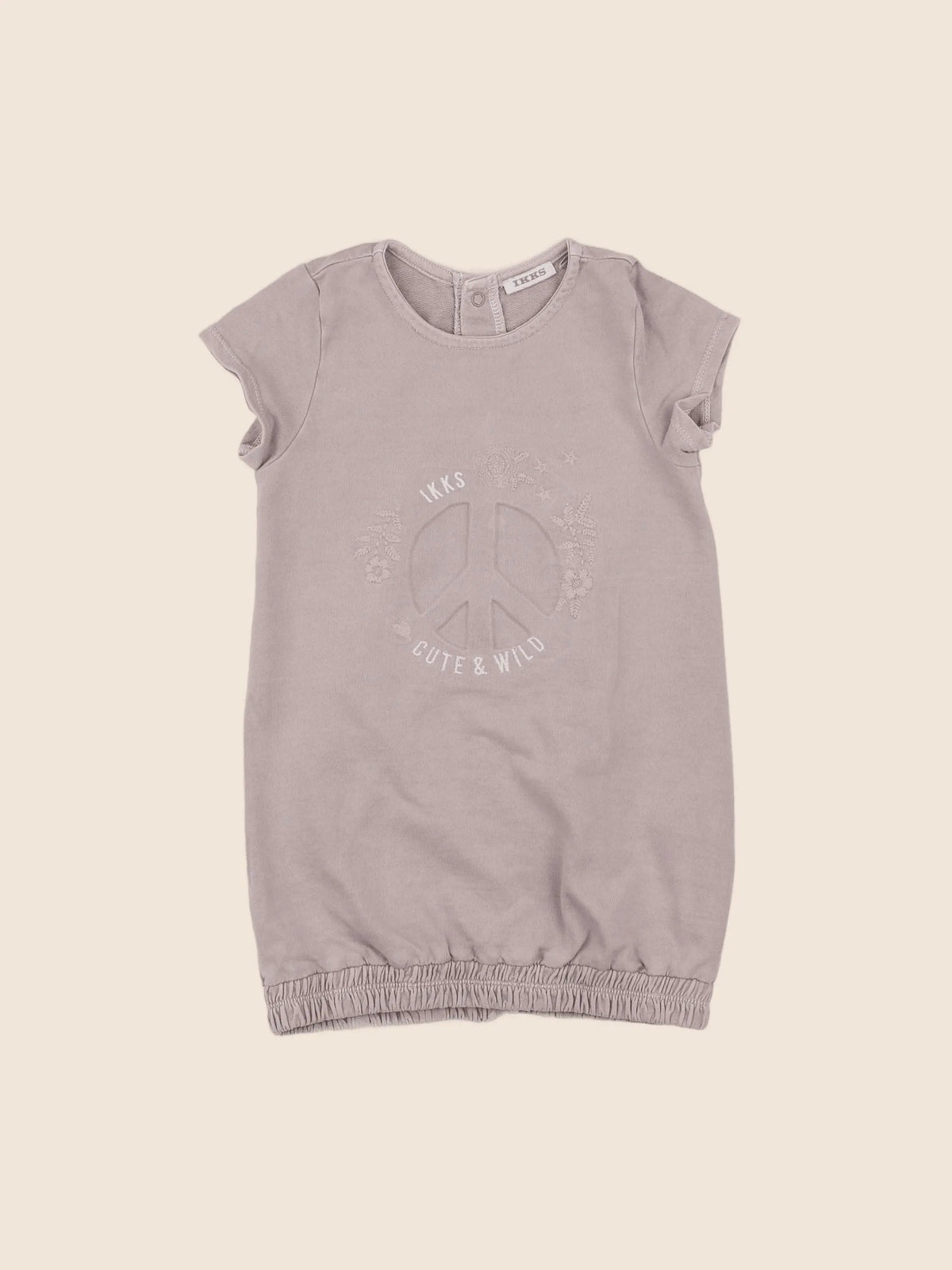 IKKS - robe violet - 2 ans