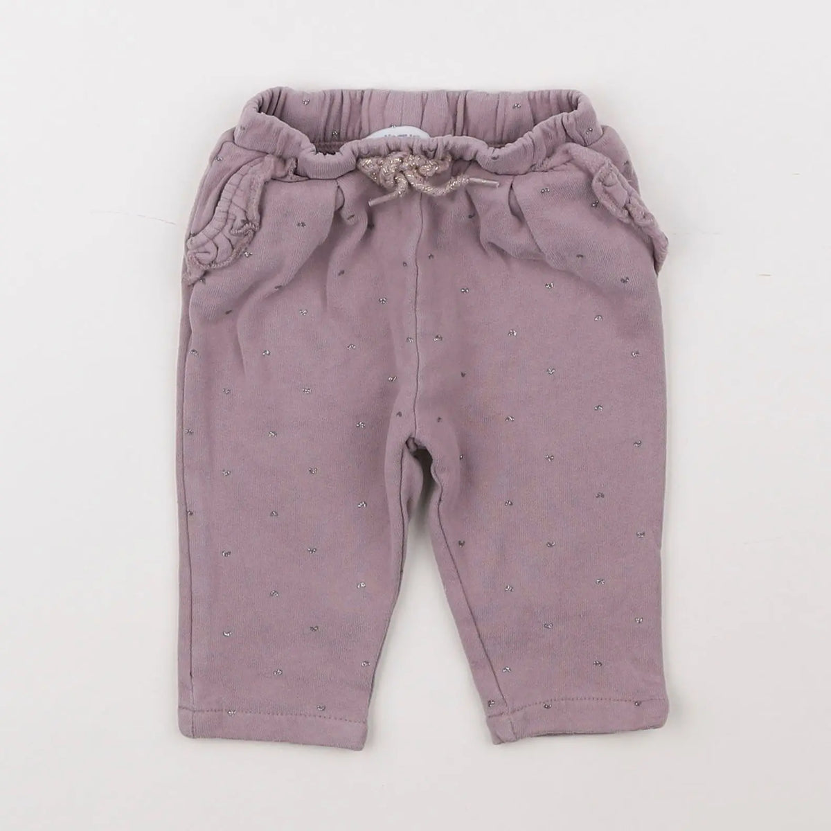 Vertbaudet - pantalon violet - 6 mois