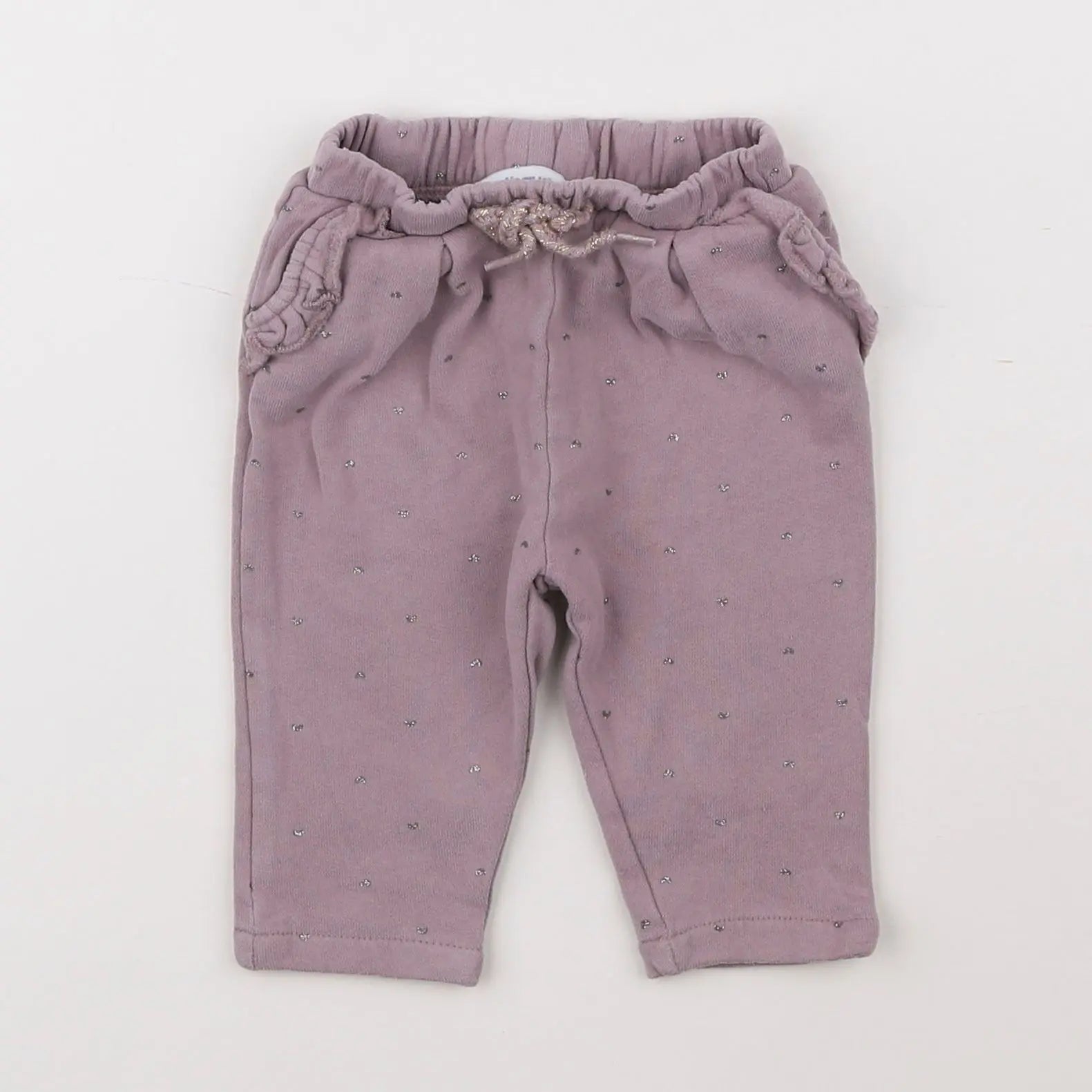 Vertbaudet - pantalon violet - 6 mois