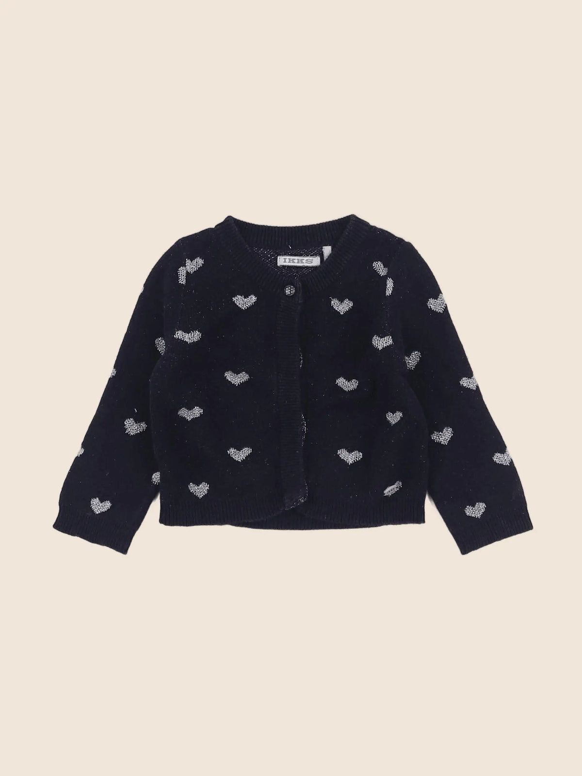 IKKS - gilet bleu - 6 mois