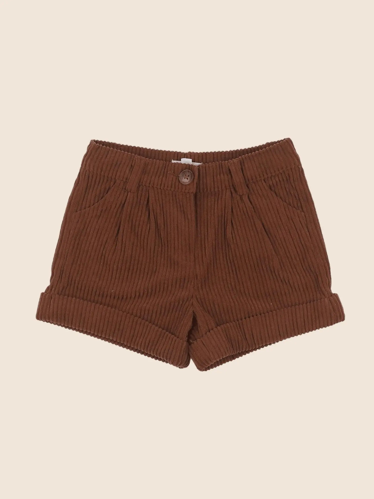 Vertbaudet - short marron - 2 ans