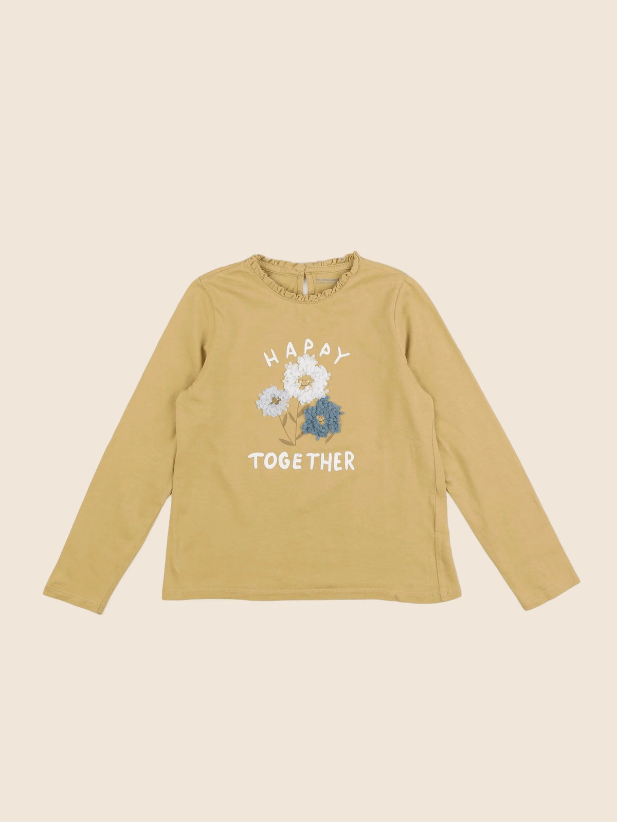 Vertbaudet - tee-shirt jaune - 8 ans