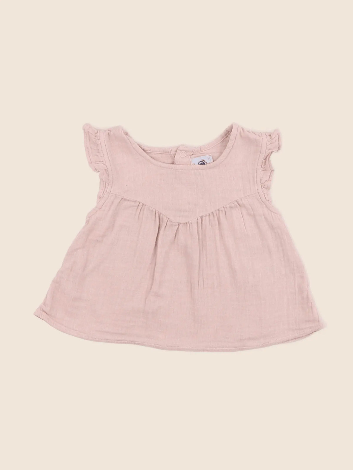 Petit Bateau - blouse rose - 6 mois