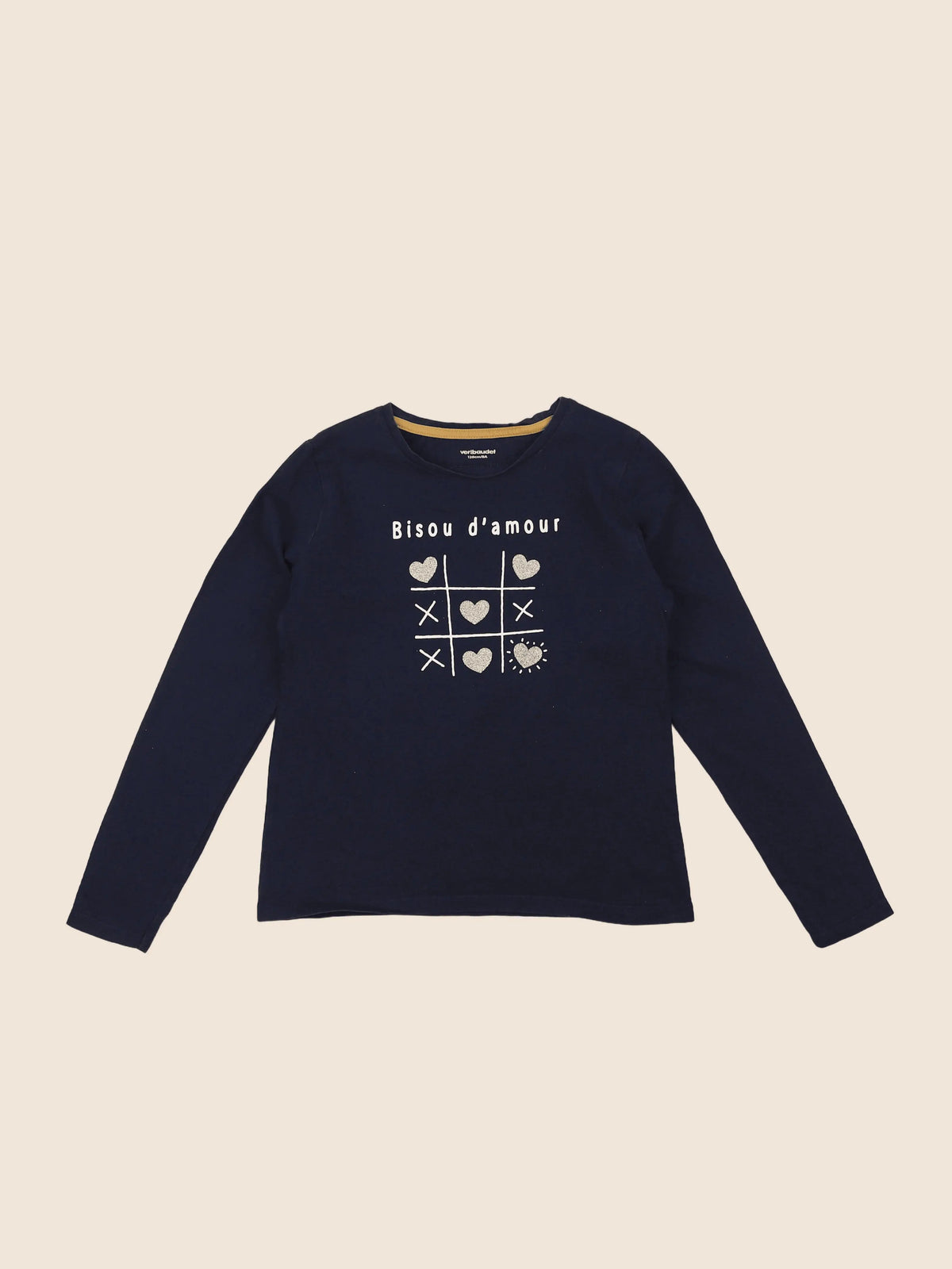 Vertbaudet - tee-shirt bleu - 8 ans