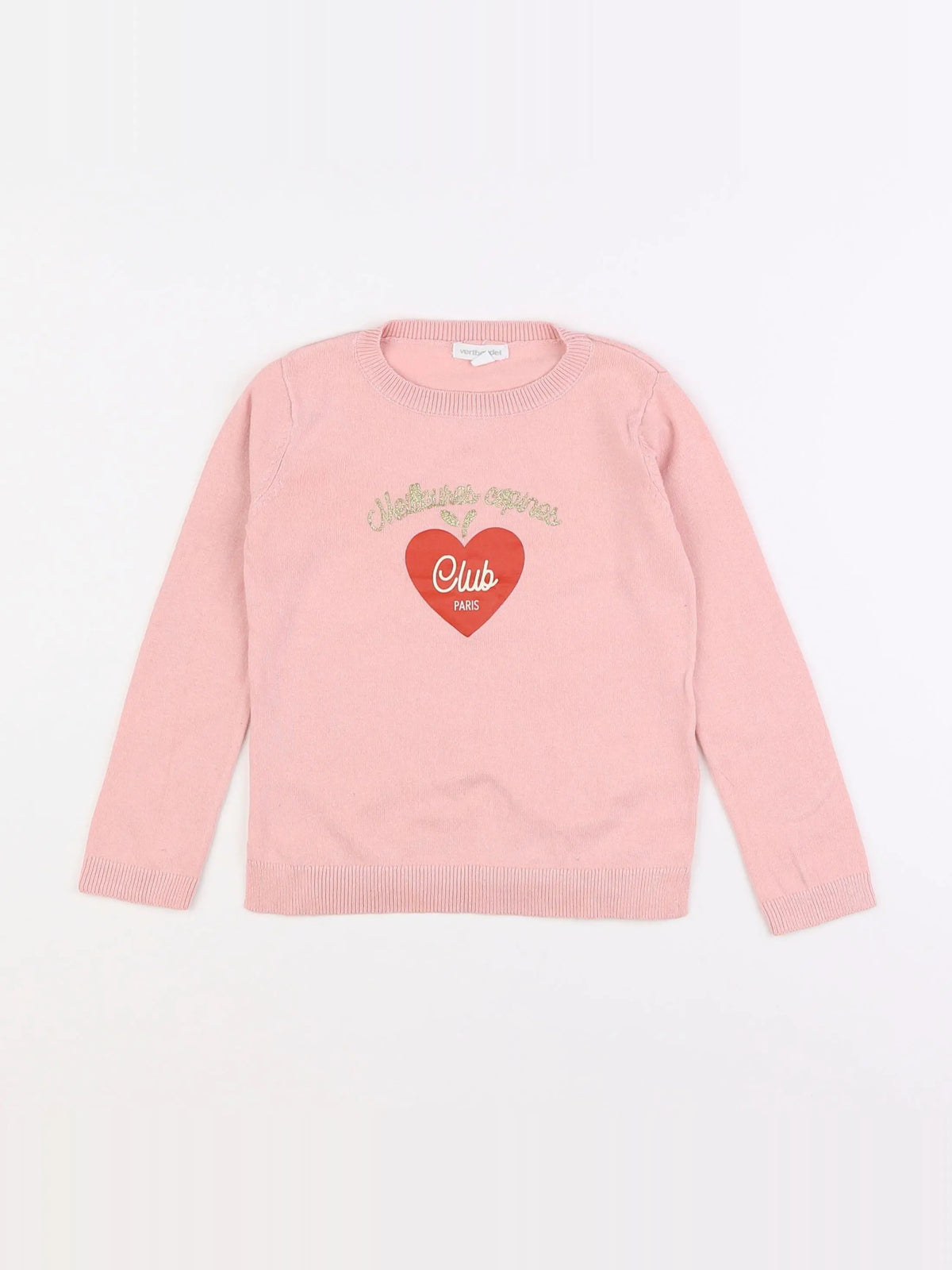 Vertbaudet - pull rose - 3 ans