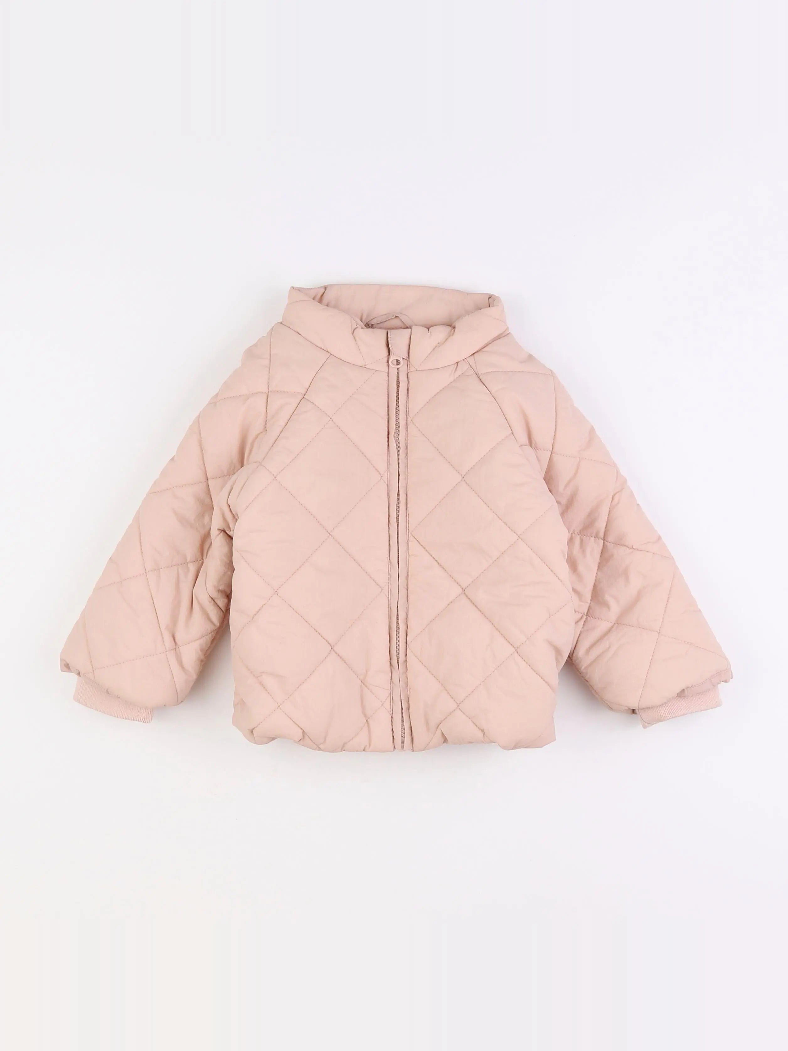 Vertbaudet - doudoune rose - 2 ans