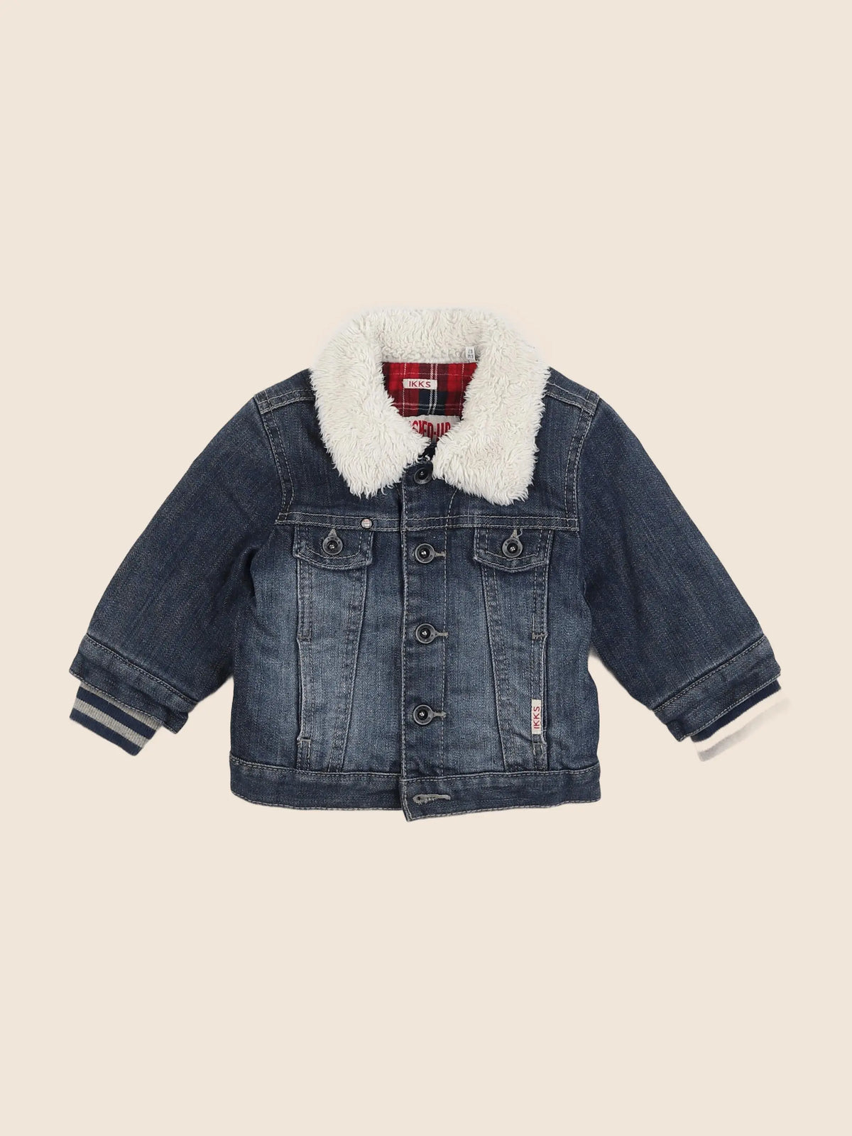 IKKS - veste bleu - 6 mois
