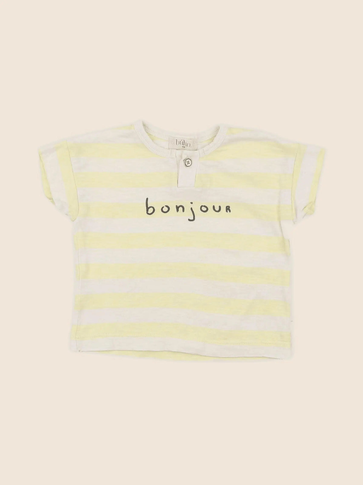 Buho - tee-shirt jaune - 6 mois