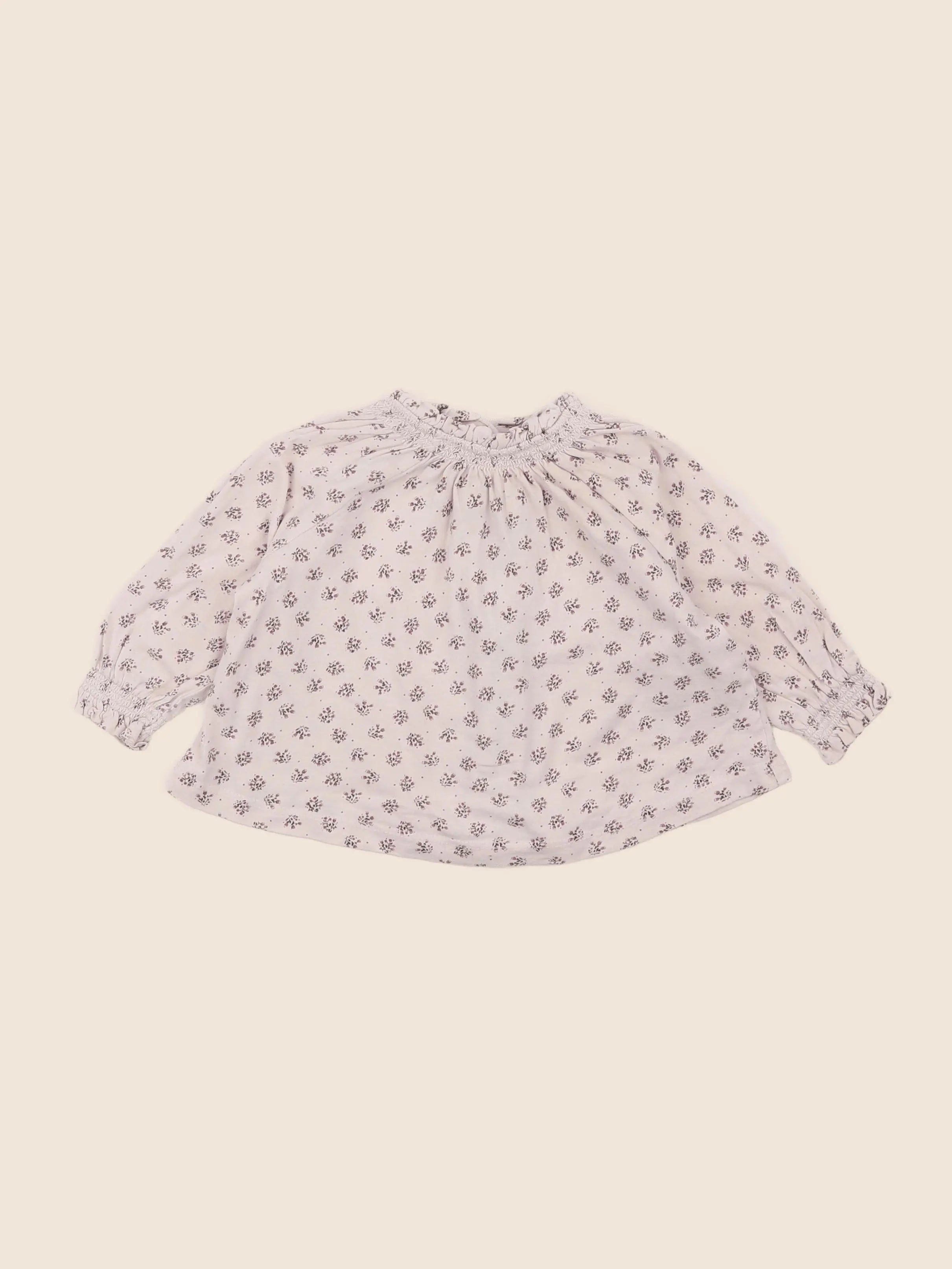Vertbaudet - tee-shirt beige - 6 mois