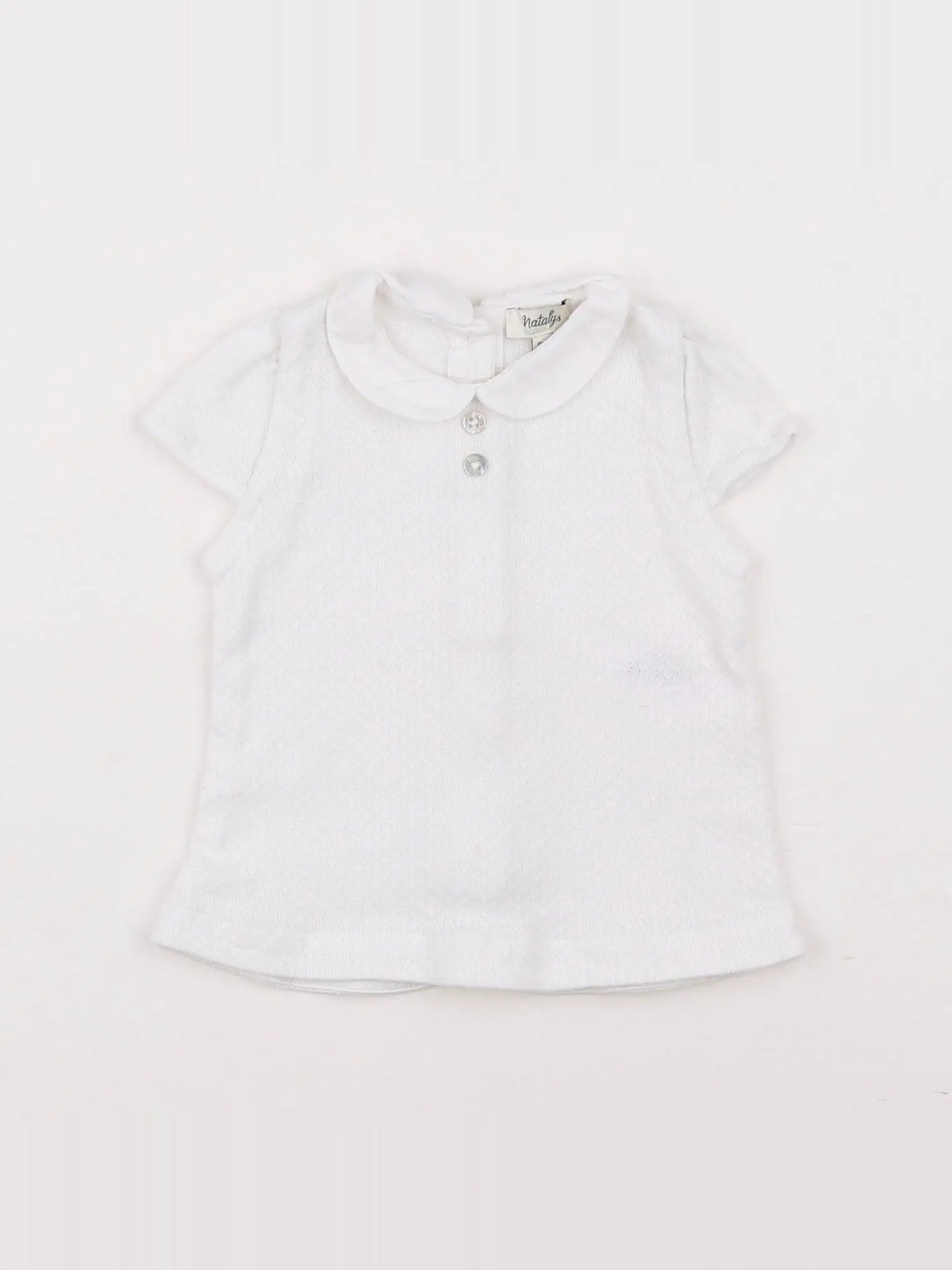 Natalys - tee-shirt blanc - 9 mois