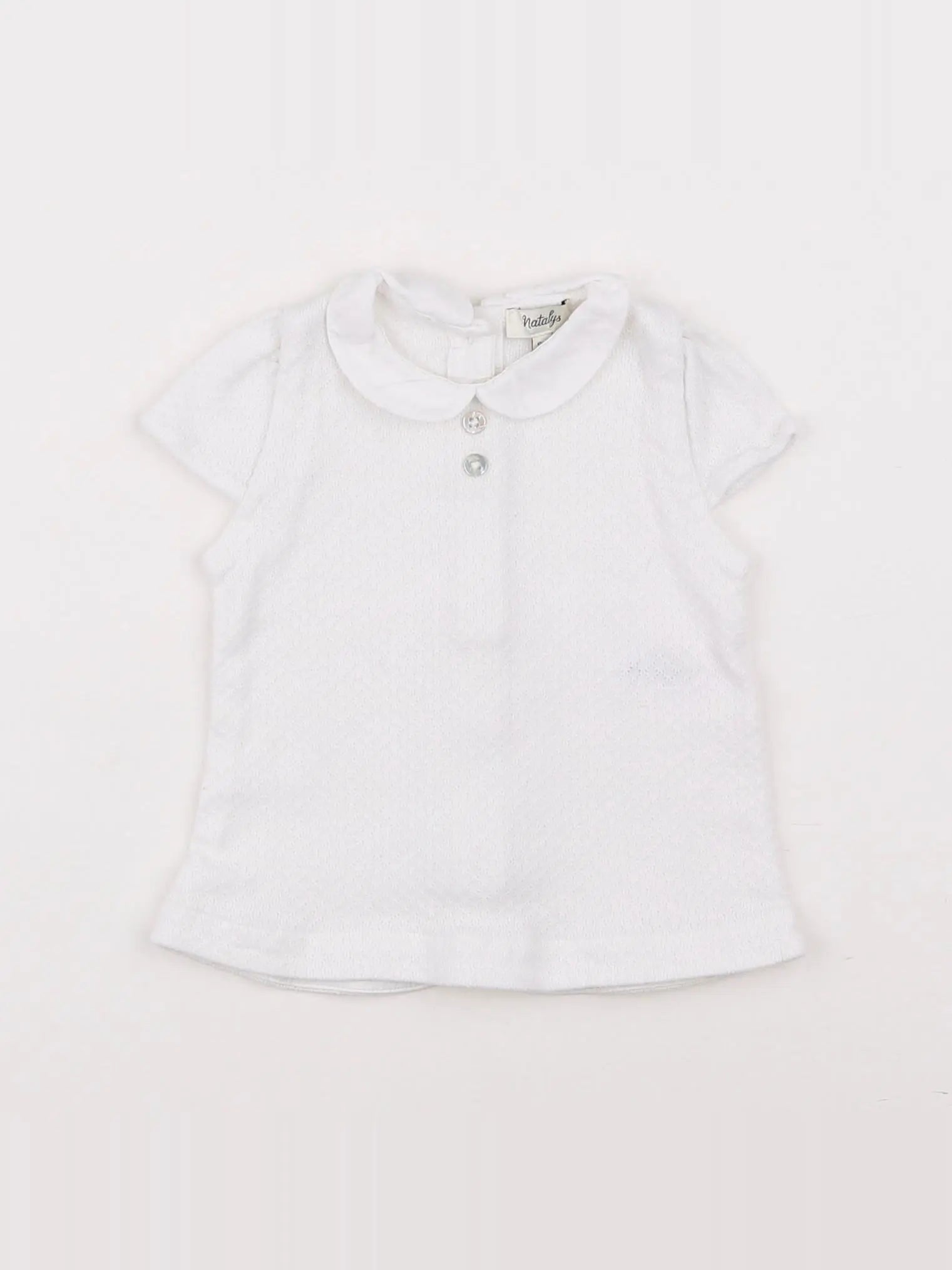 Natalys - tee-shirt blanc - 9 mois