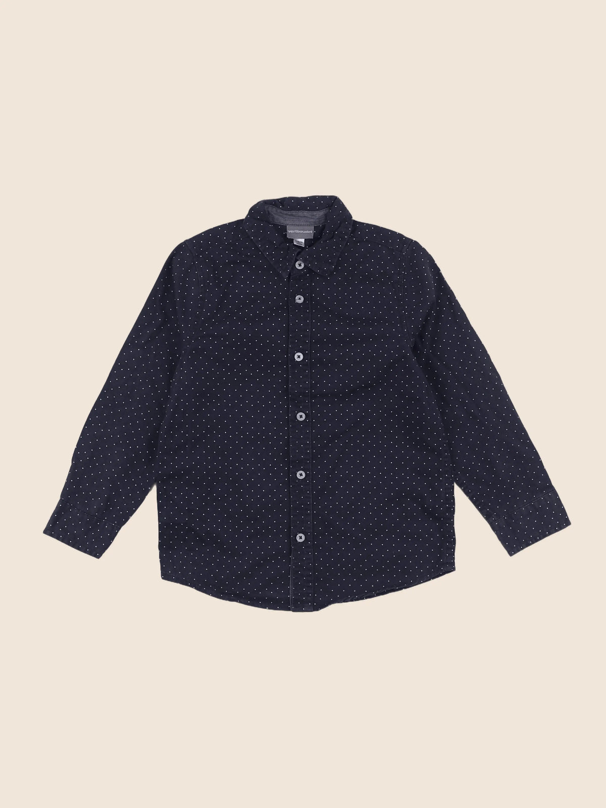 Vertbaudet - chemise bleu - 6 ans