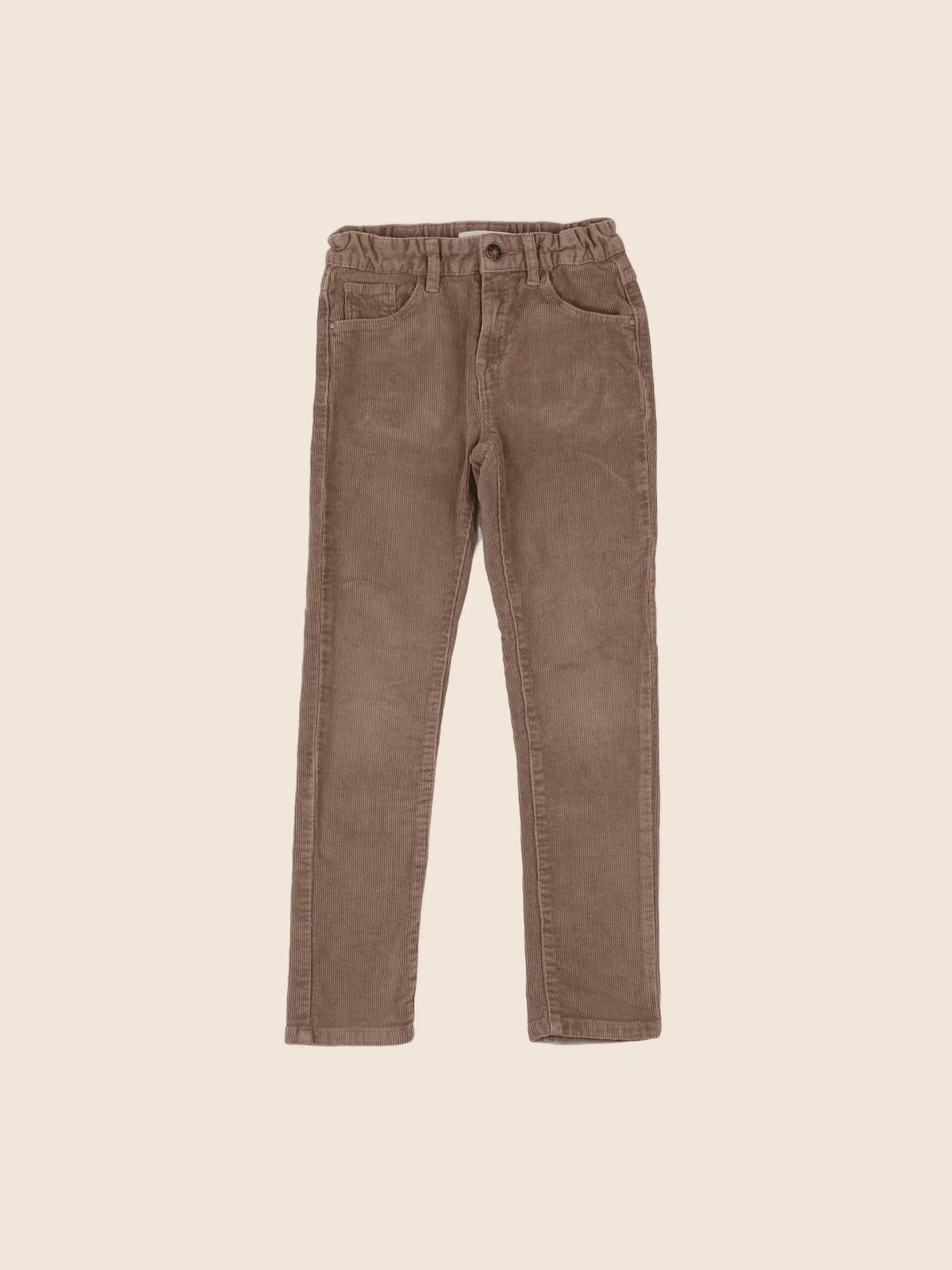 Monoprix - pantalon marron - 8 ans