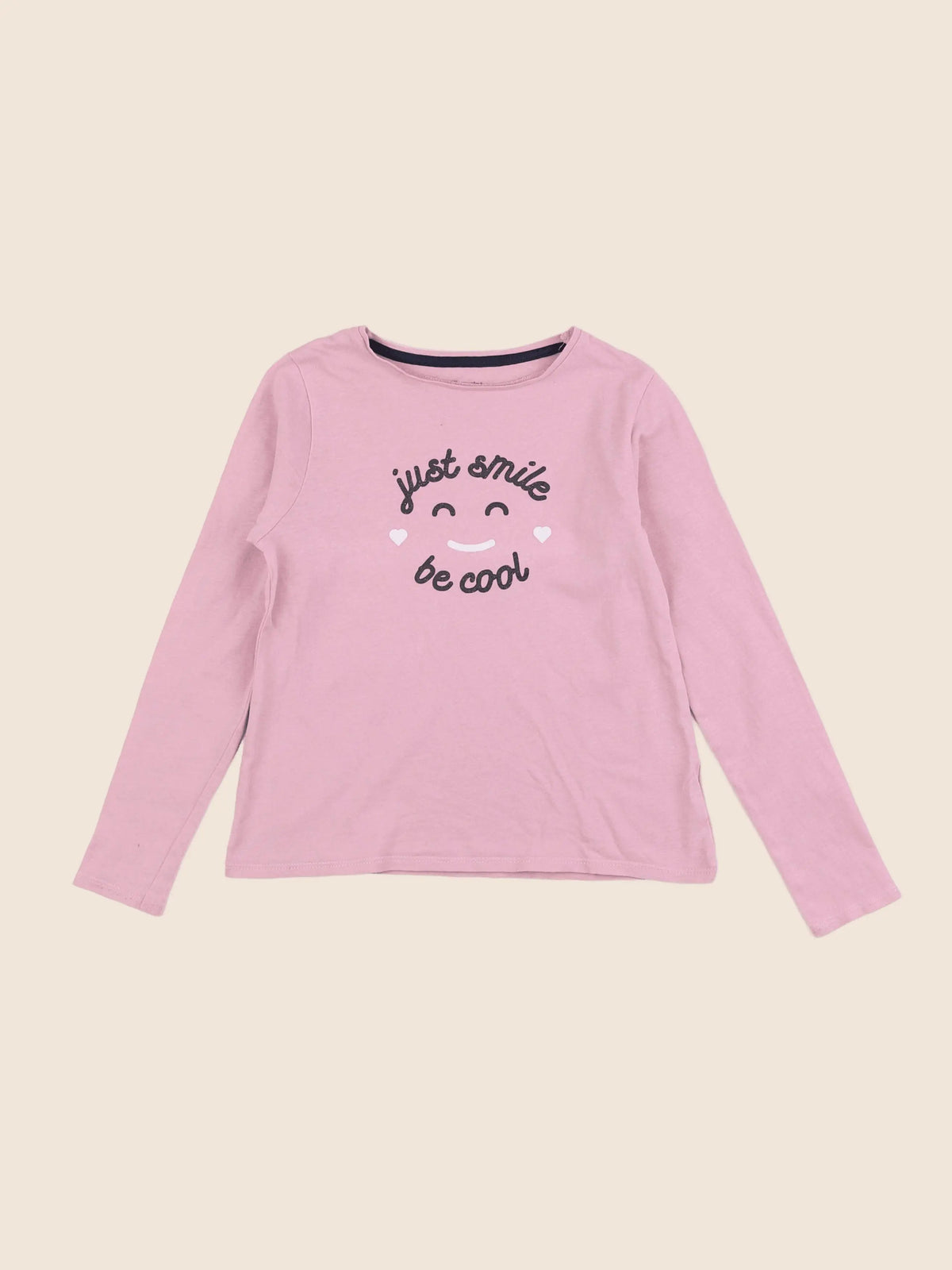 Vertbaudet - tee-shirt rose - 8 ans