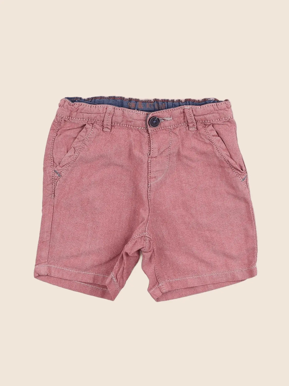 Zara - short rose - 9/12 mois