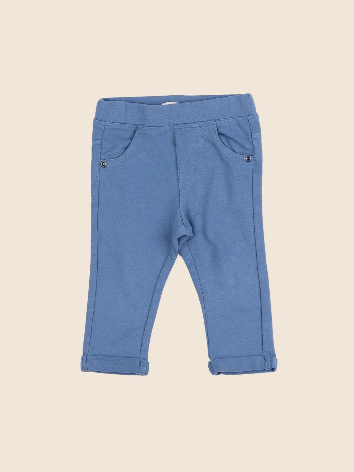 Vertbaudet - jegging bleu - 9 mois