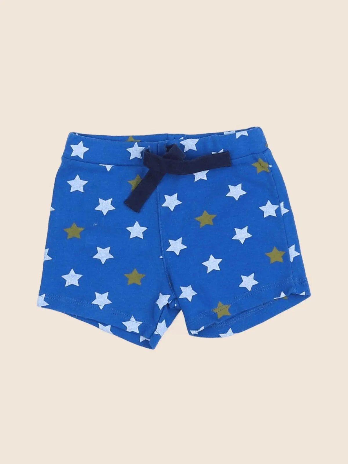 Petit Bateau - short bleu - 12 mois