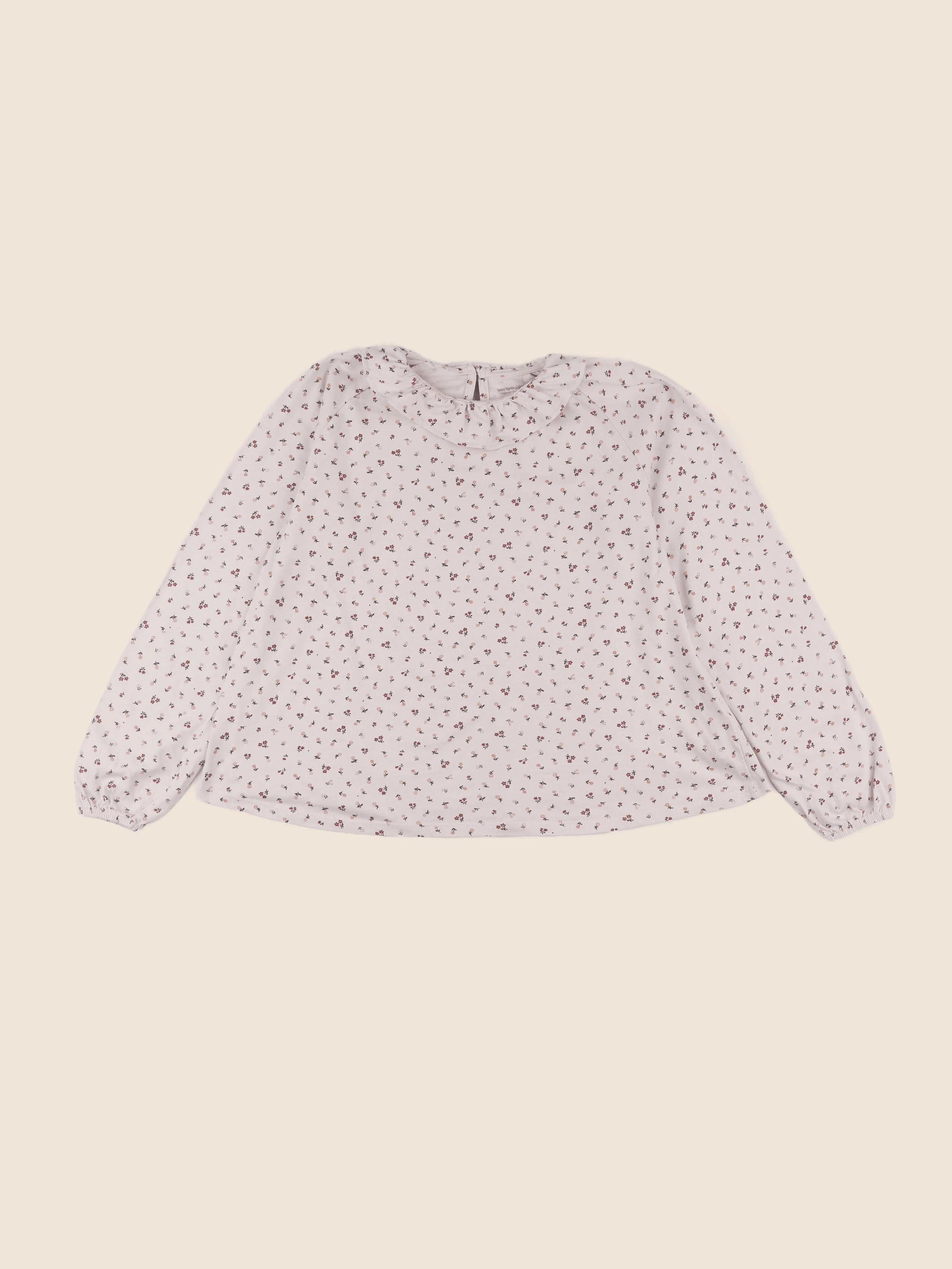 Vertbaudet - tee-shirt beige - 14 ans