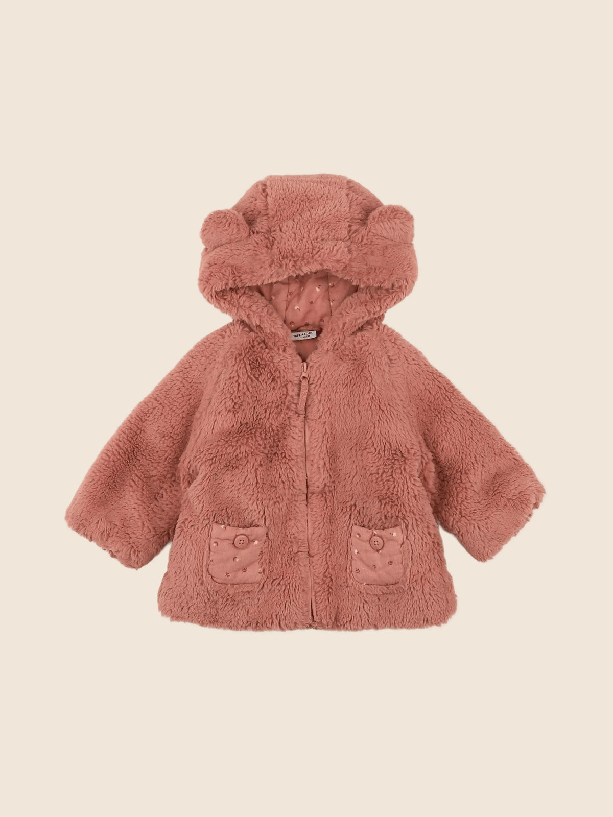 Tape à l'oeil - manteau rose - 6 mois