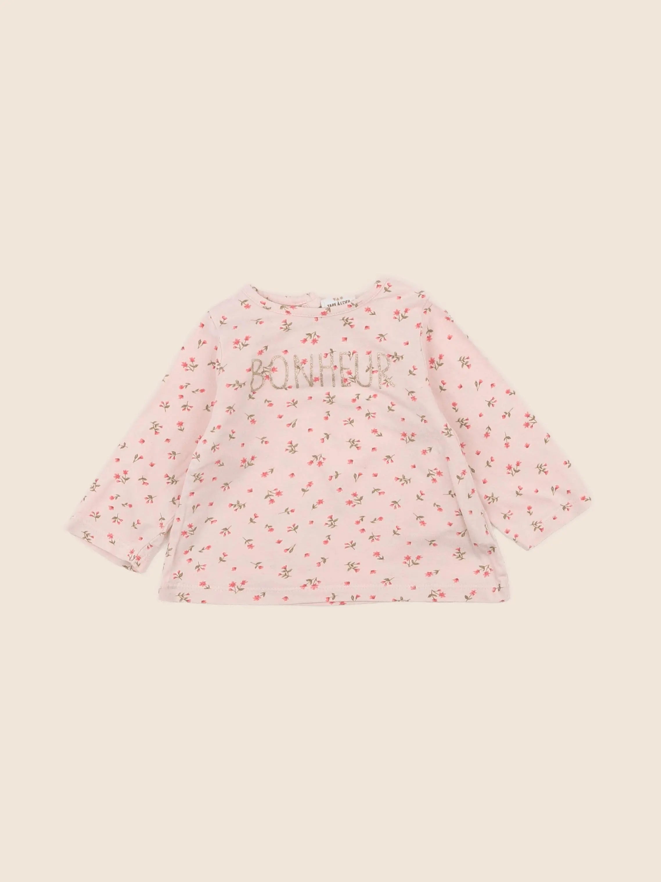 Tape à l'oeil - tee-shirt rose - 9 mois