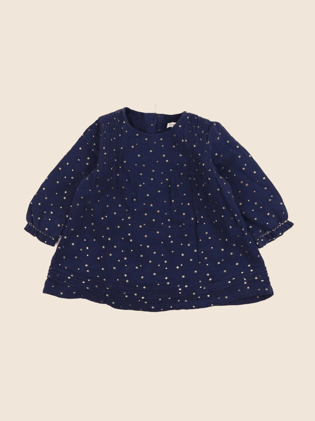 Vertbaudet - robe bleu - 18 mois
