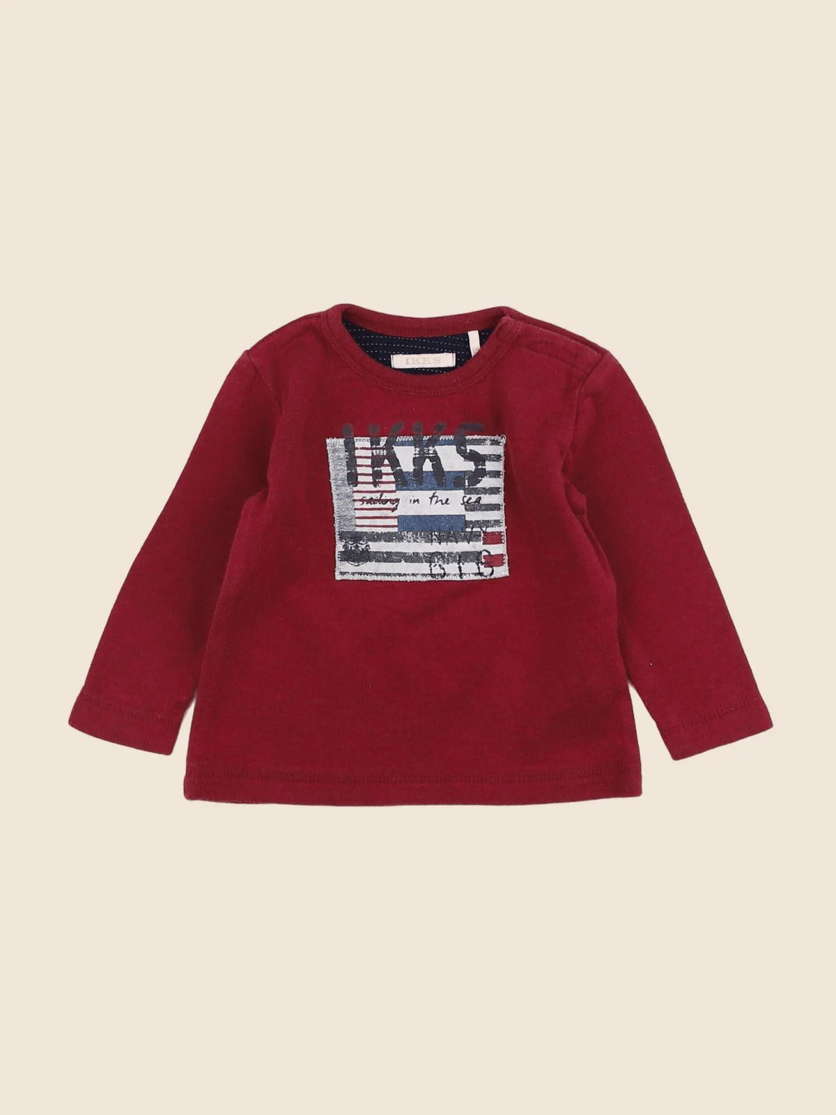 IKKS - tee-shirt rouge - 6 mois