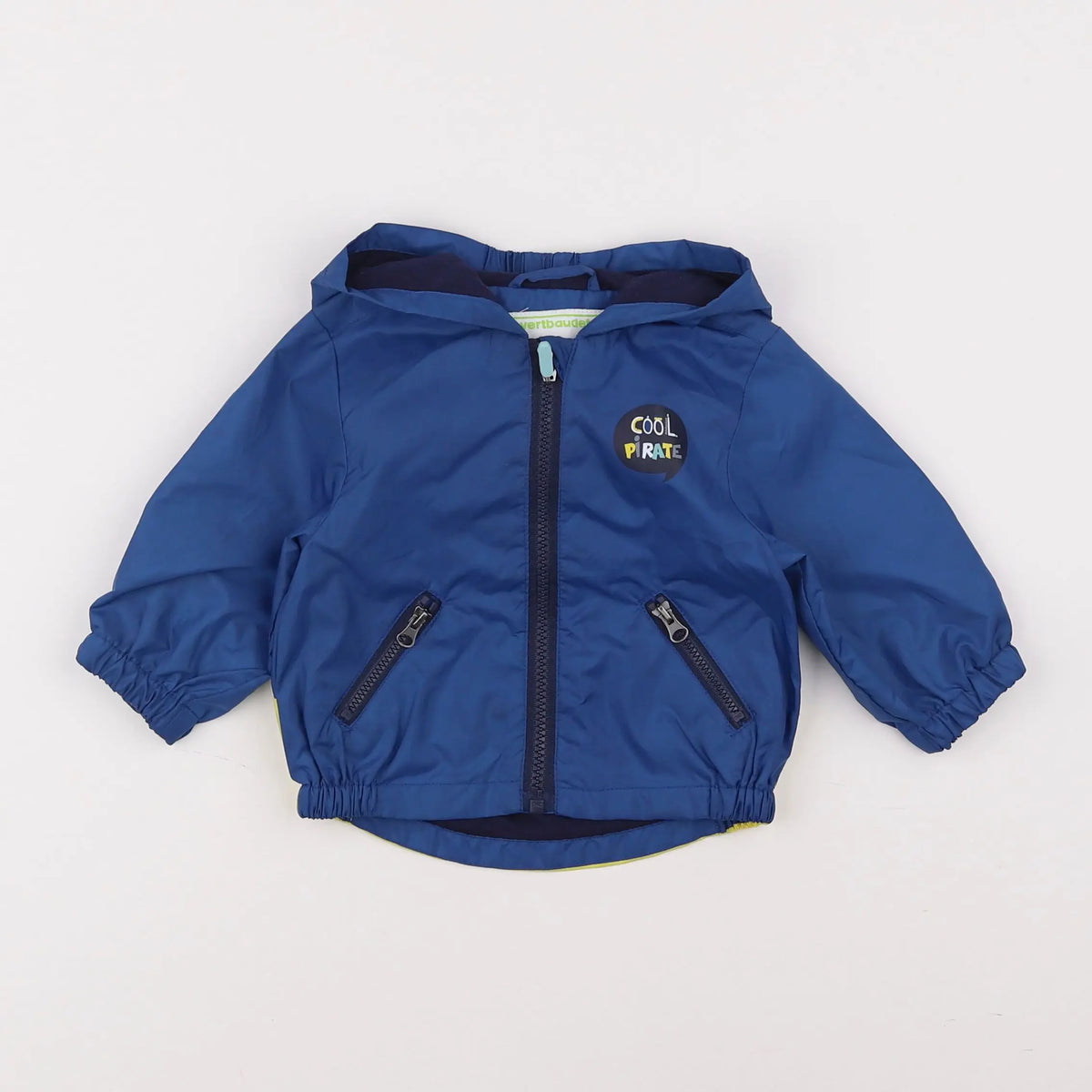 Vertbaudet - coupe-vent bleu - 6 mois