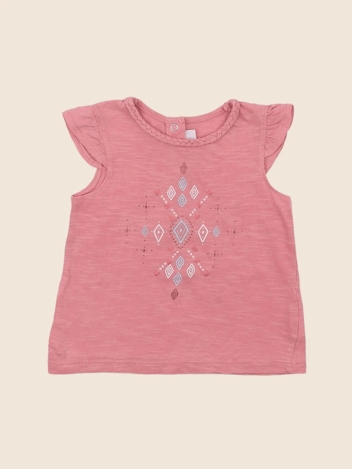 Cadet Rousselle - tee-shirt rose - 6 mois